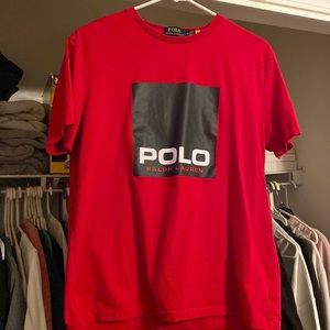 Polo Ralph Lauren, size medium, and red